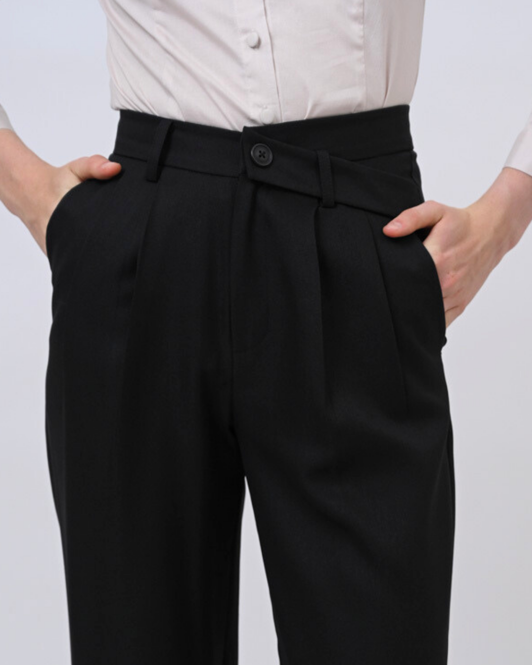 INVIO x Anissa Aziza Catalina Criss-Cross Waist Trouser | Celana Wanita