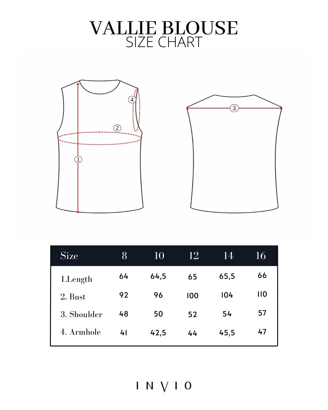 INVIO Vallie Belted Blouse | Atasan Kemeja Wanita - Resonance