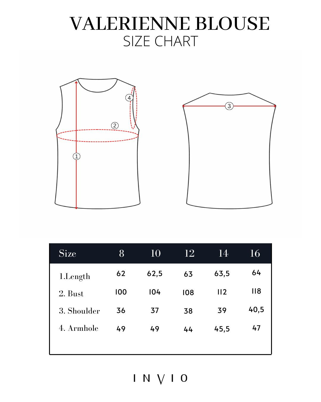 INVIO Valerienne Shoulder Button Blouse | Atasan Wanita - Resonance