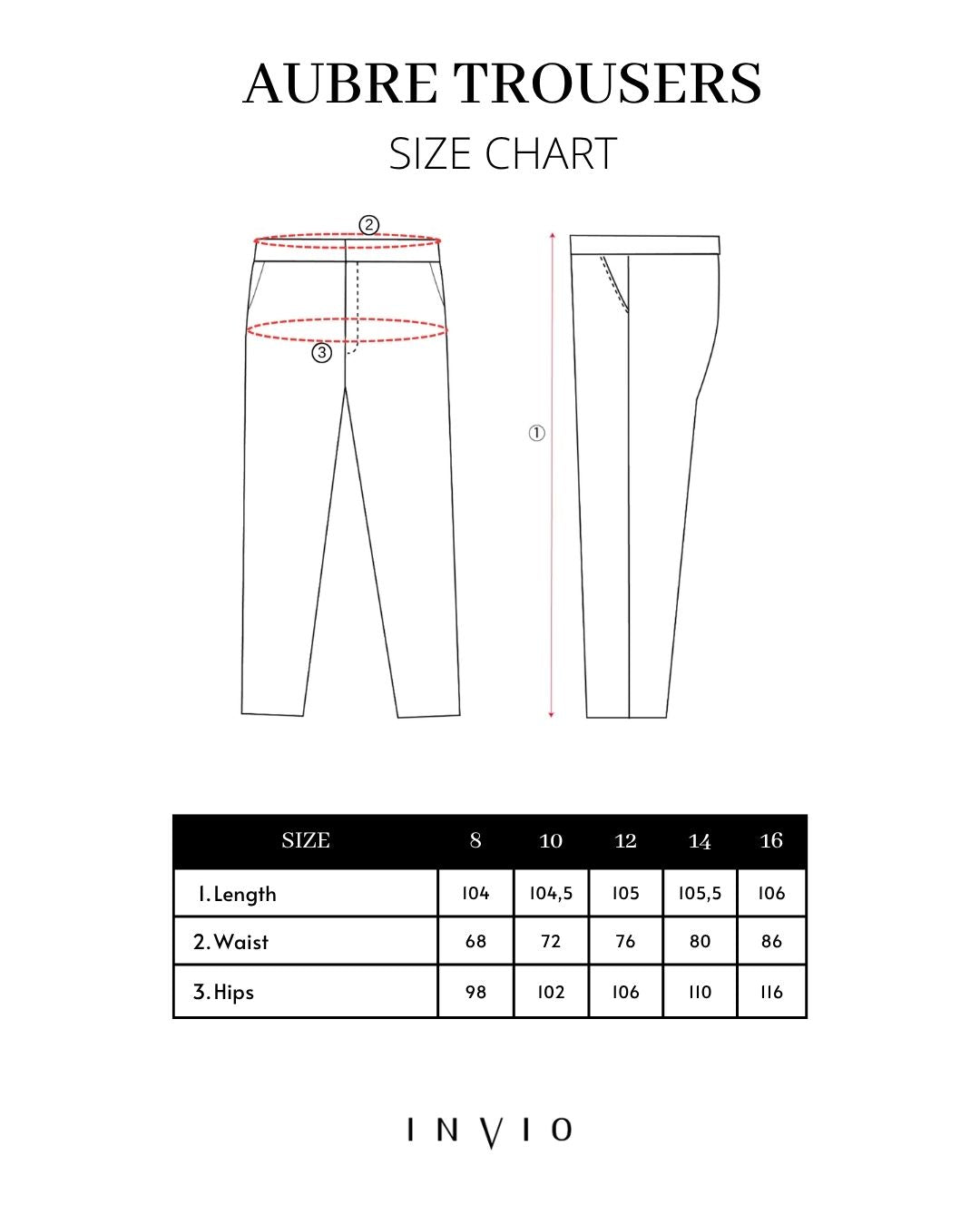 INVIO Aubre Tailored Trousers | Celana Wanita - Leanne Collection