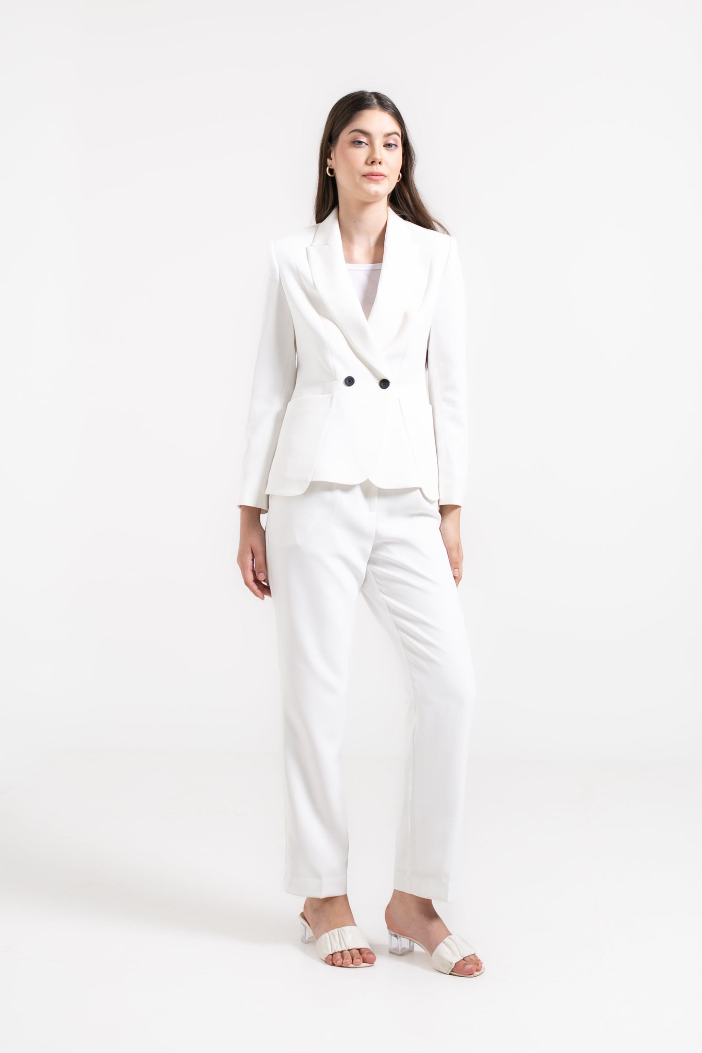 Estella Patch Pocket Architectural Blazer