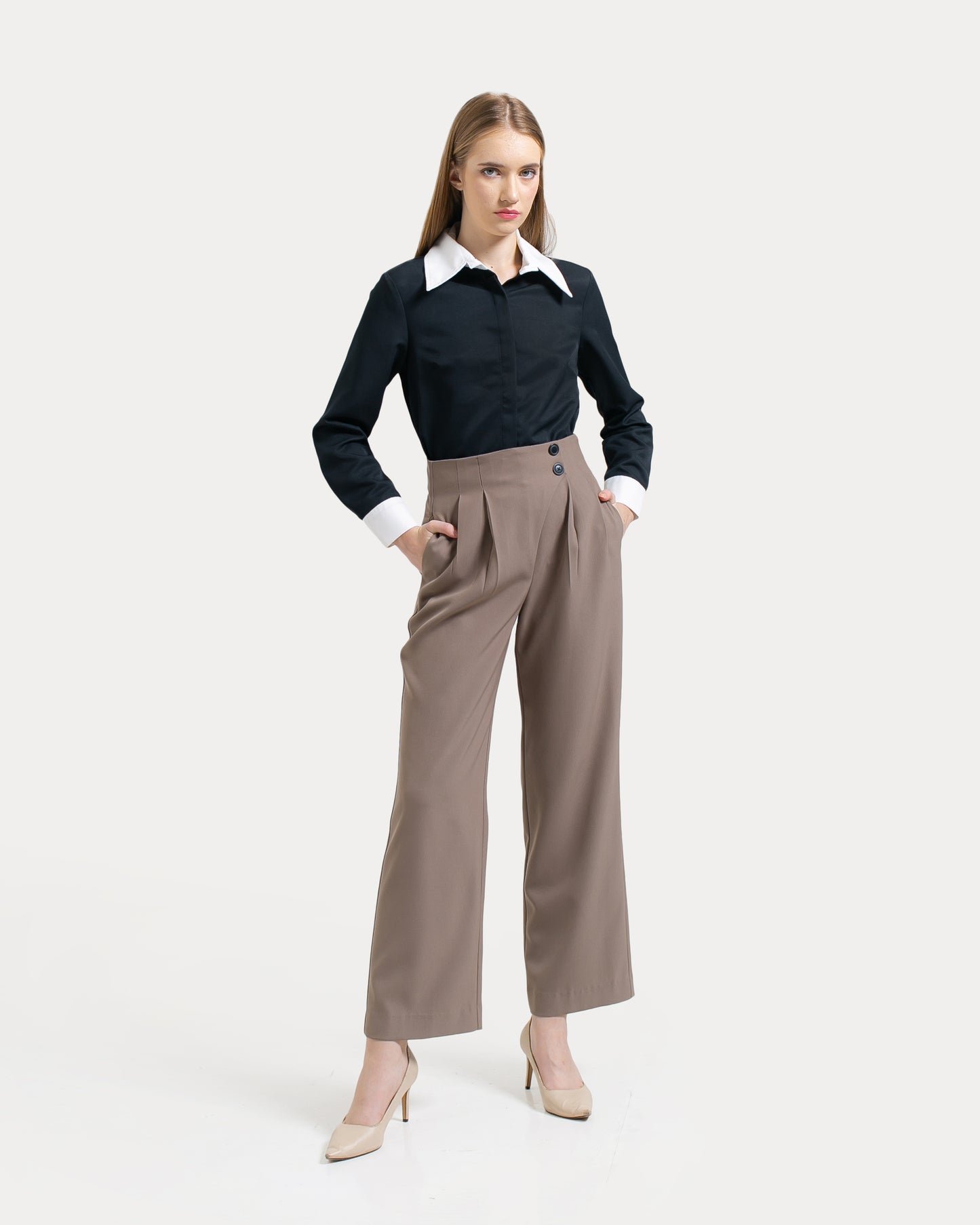 Yara Wrap-Waist Trouser