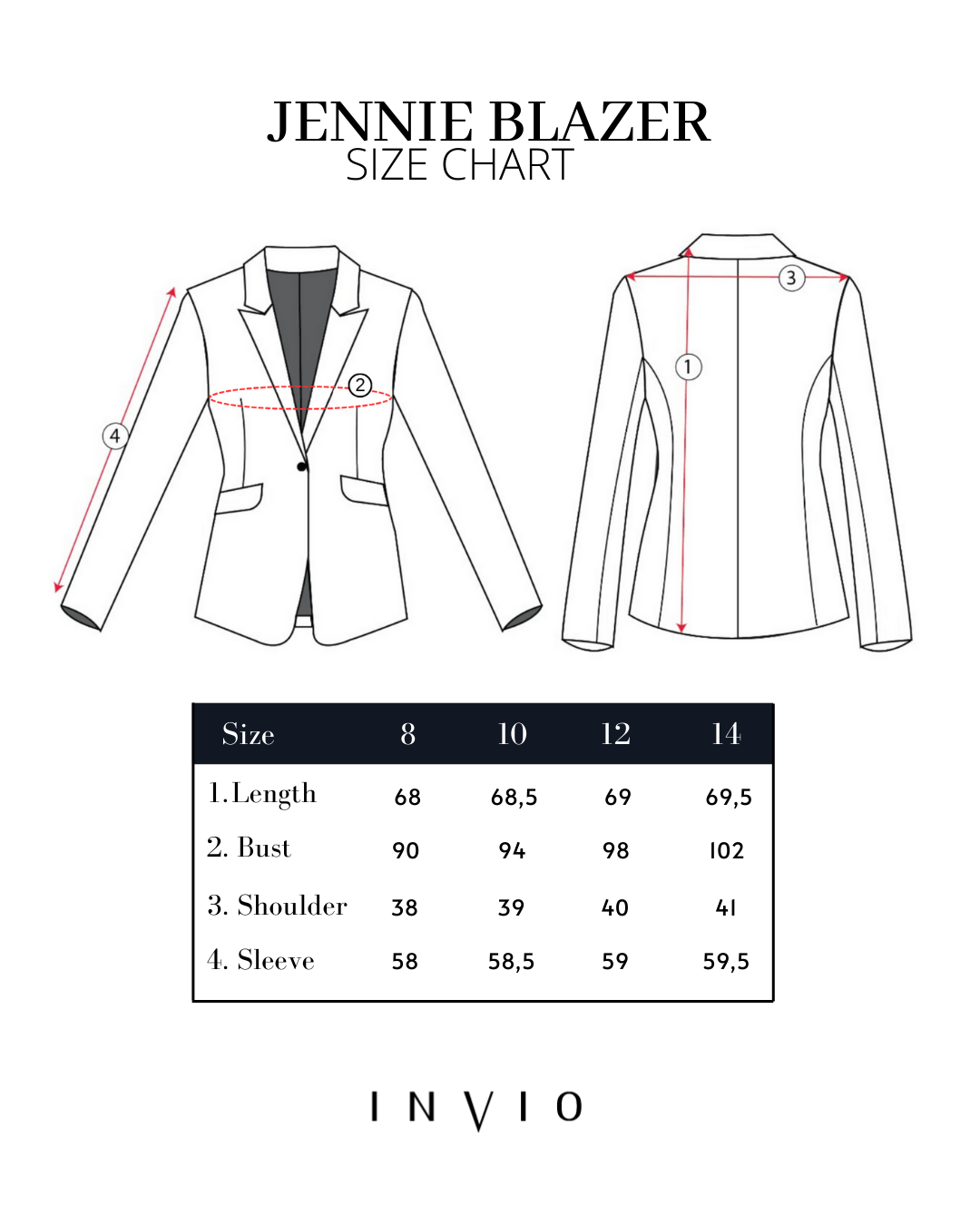 Jennie Multicolor Textural Blazer | Jas Wanita - Classy Missy