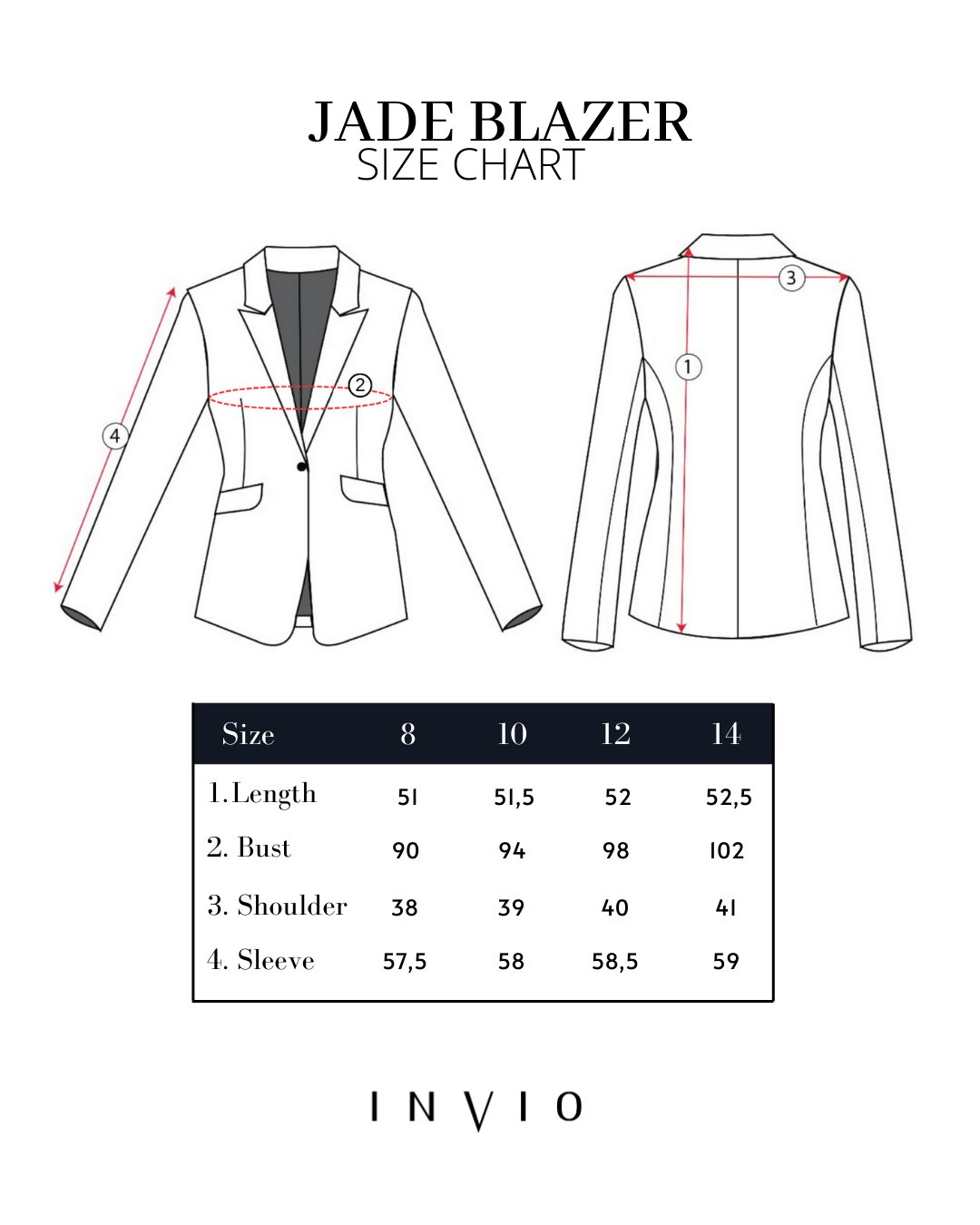 INVIO Jade Cropped Blazer Black | Jas Wanita - Enlace