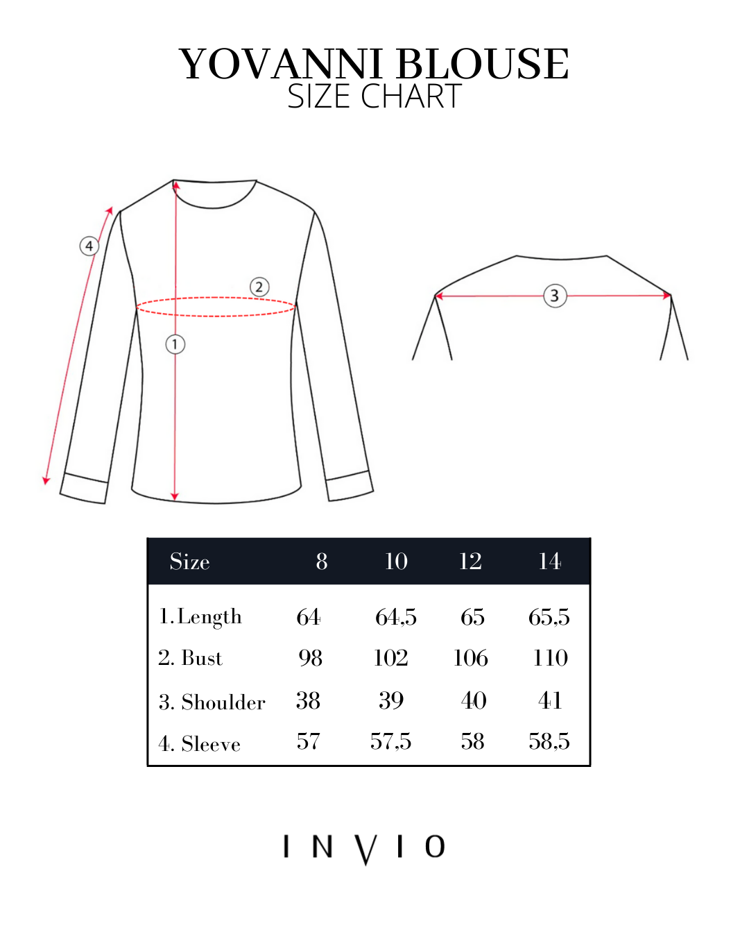 INVIO Yovanni Lace Accent Vintage Button Blouse | Atasan Wanita - Enlace