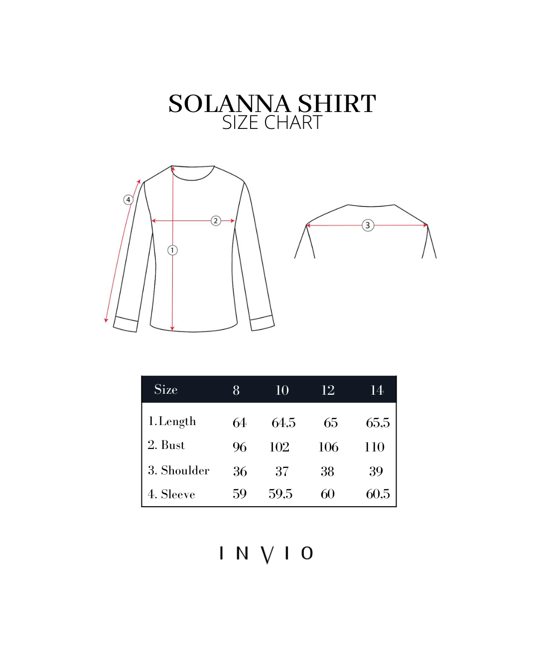 INVIO Solanna Polkadot Neck Tie Shirt | Atasan Kemeja Wanita
