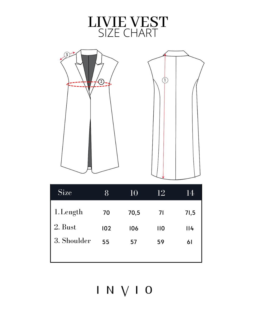 INVIO Livie Jacquard Vest | Rompi Wanita - Espresso