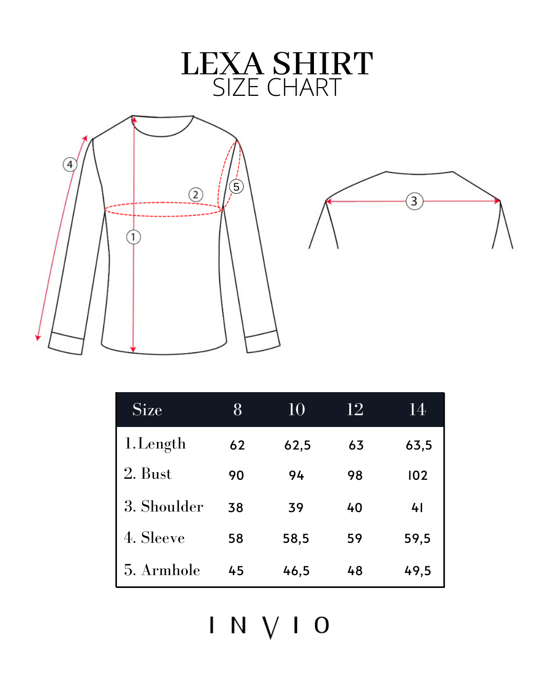 INVIO Lexa Contrast Denim Shirt | Atasan Kemeja Wanita - Espresso
