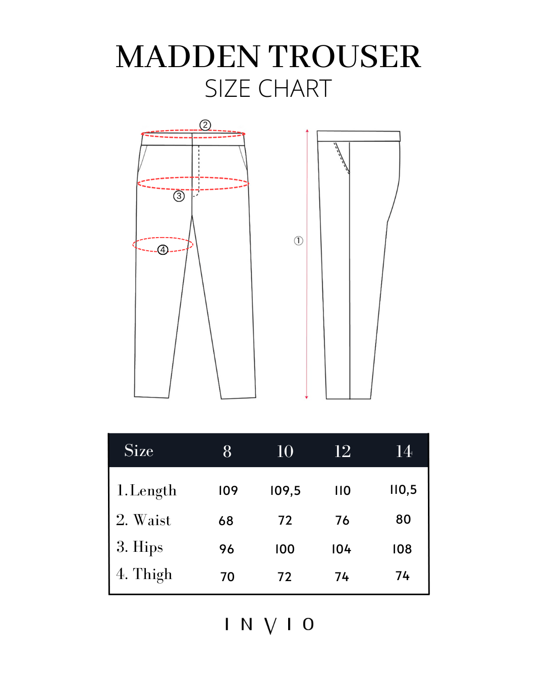 INVIO Madden Two-Tone Wide Trouser | Celana Wanita - Arch & Edge