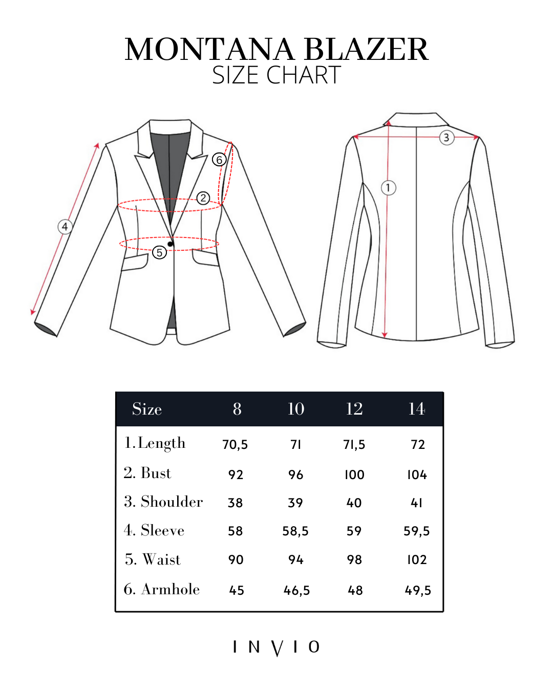 INVIO Montana Contour Tweed Blazer | Jas Wanita - Arch & Edge