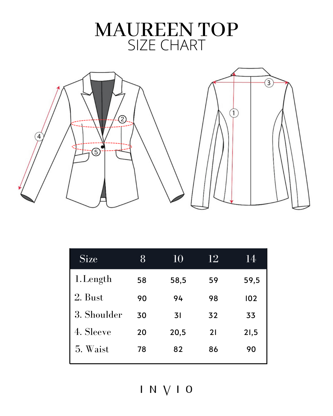 INVIO Maureen Puff-Sleeve Tweed Top | Atasan Wanita - Arch & Edge