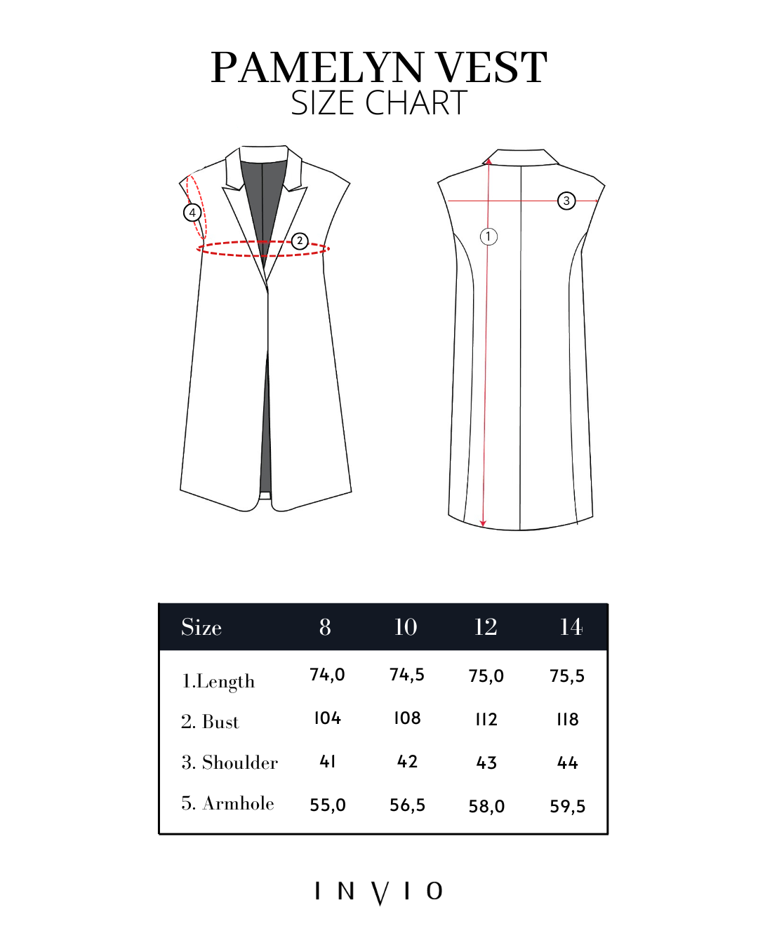 INVIO Pamelyn Morph Vest | Atasan Rompi Wanita - Costa