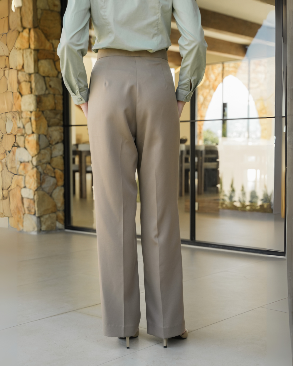 INVIO Paulette Two Button Trousers | Celana Wanita - Costa
