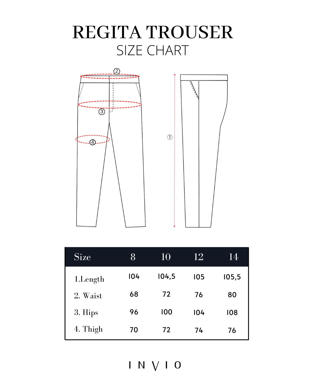 INVIO Regita Pleats Button Wide Leg Trousers | Celana Wanita - Aurist