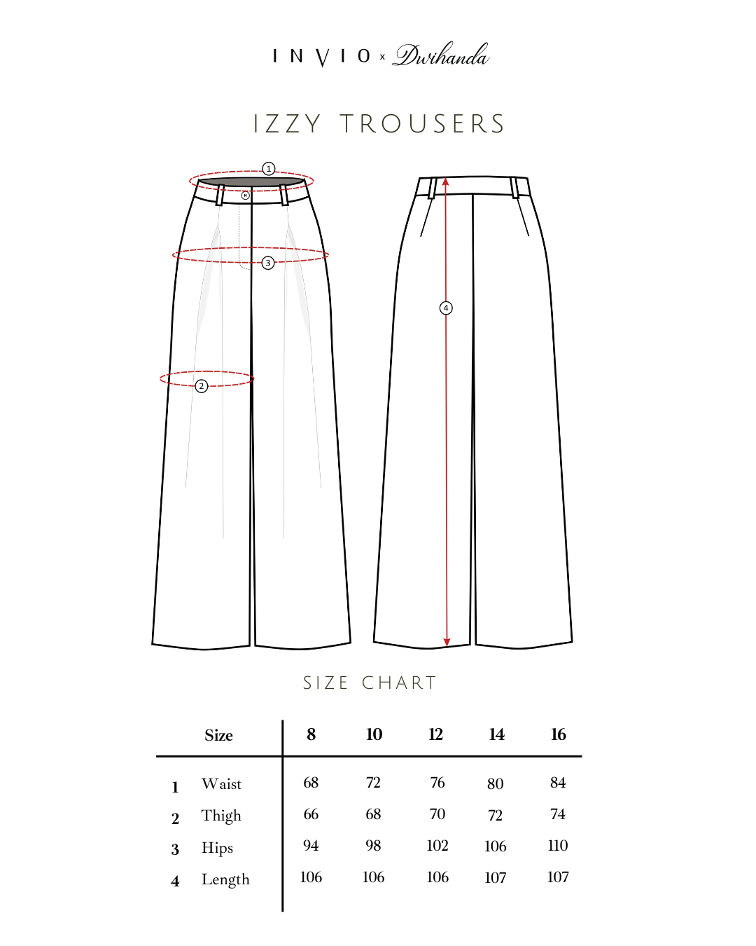INVIO X Dwihanda Izzy Baggy Trousers | Celana Wanita