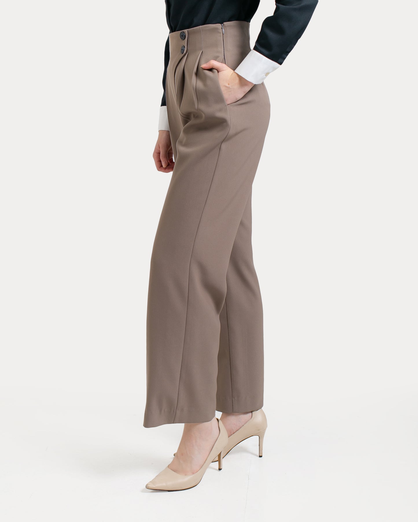 Yara Wrap-Waist Trouser
