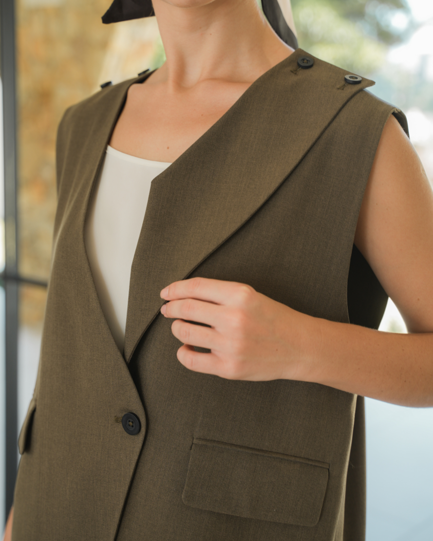 INVIO Pamelyn Morph Vest | Atasan Rompi Wanita - Costa