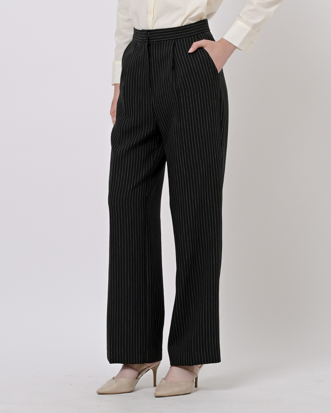 Heriette Stripe Trouser | Celana Wanita - Everlasting