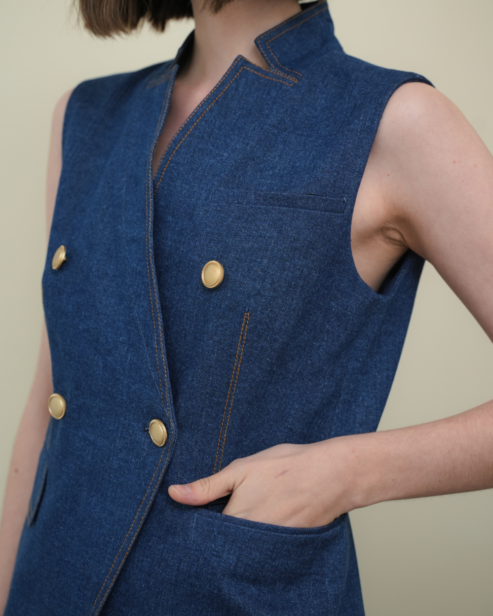 Fallyn Denim Vest