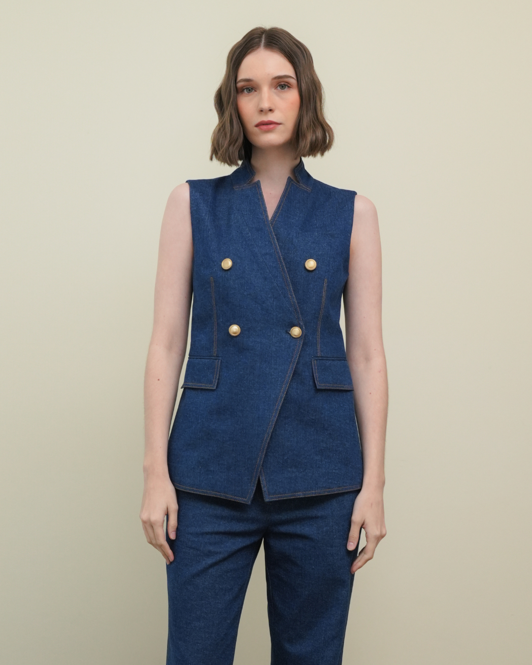 Fallyn Denim Vest