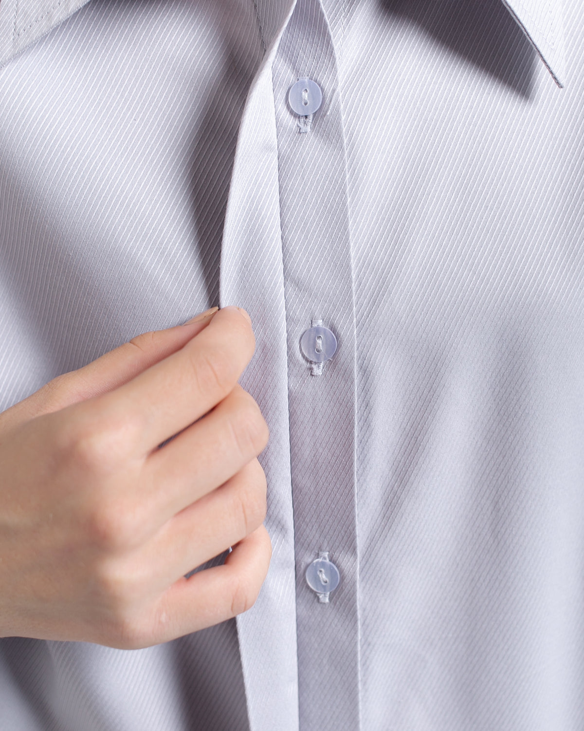 Frankie Twill Basic Shirt Grey