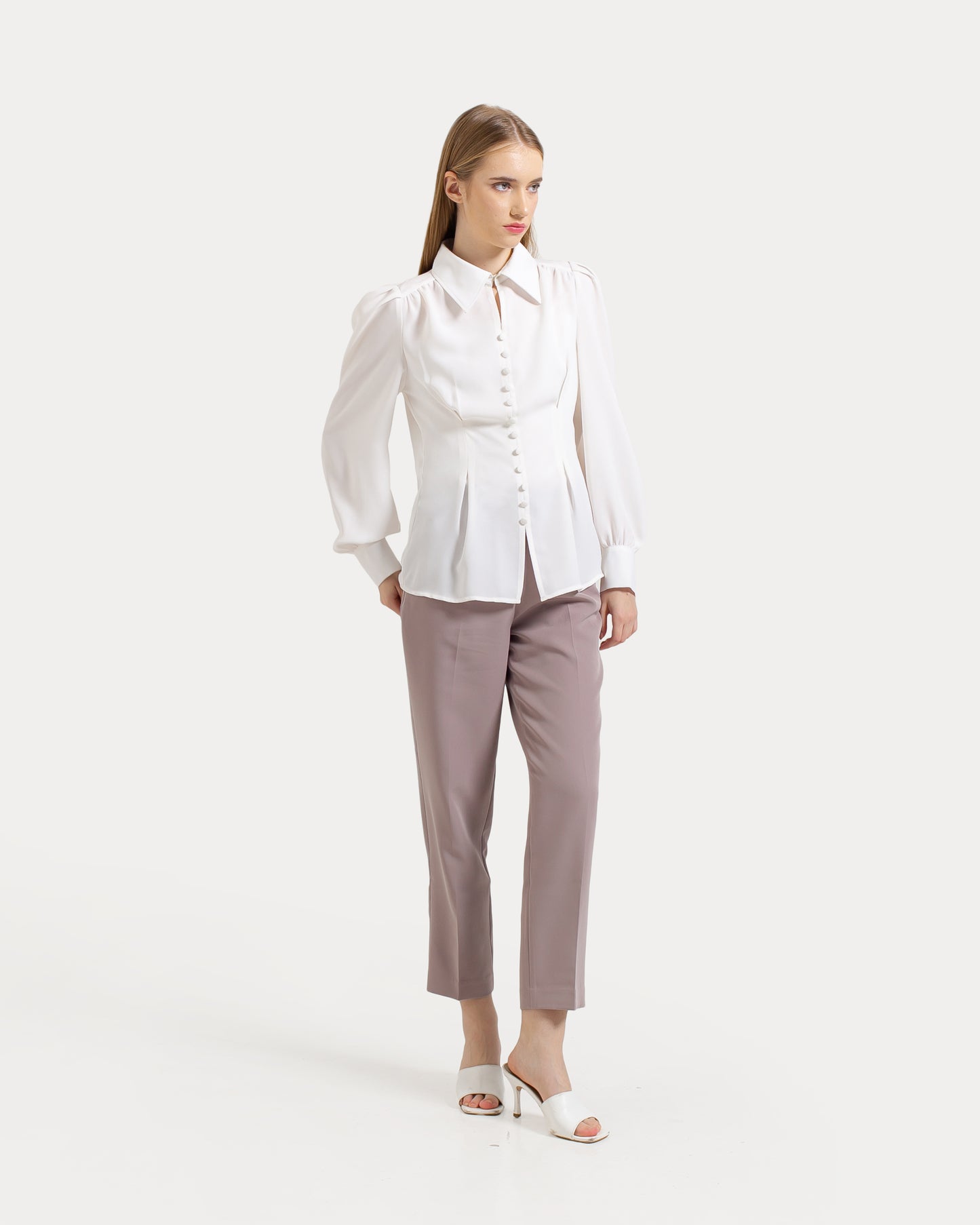 Yovanni Vintage Button Blouse