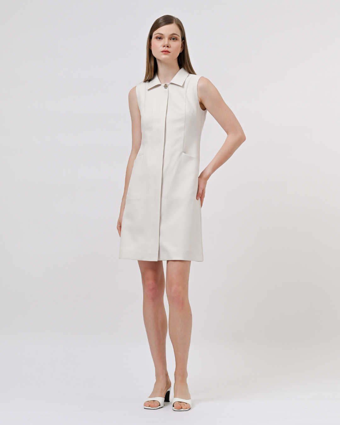 INVIO x Anissa Aziza Shannon Sleeveless Dress | Gaun Wanita
