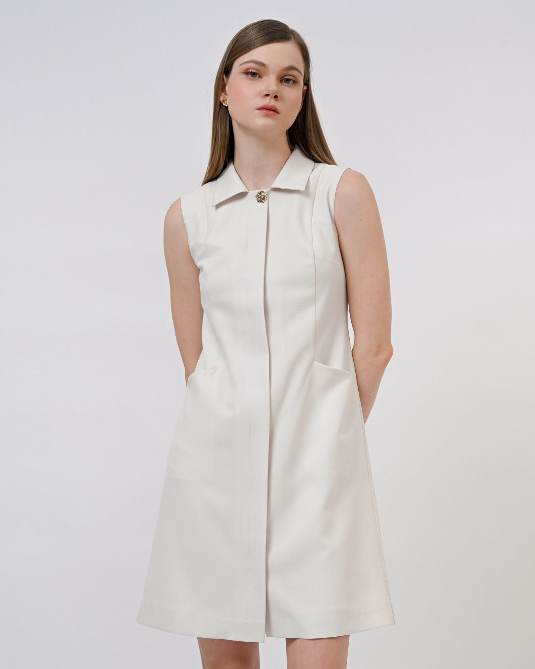 INVIO x Anissa Aziza Shannon Sleeveless Dress | Gaun Wanita