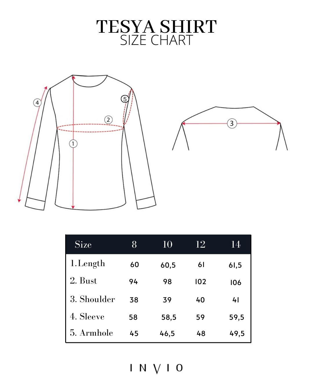 INVIO Tesya Cinched Grace Shirt | Atasan Wanita - Luminescence