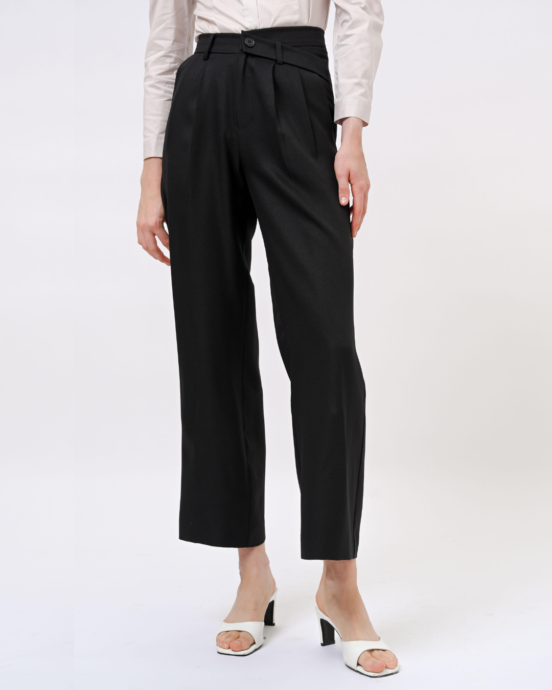 INVIO x Anissa Aziza Catalina Criss-Cross Waist Trouser | Celana Wanita