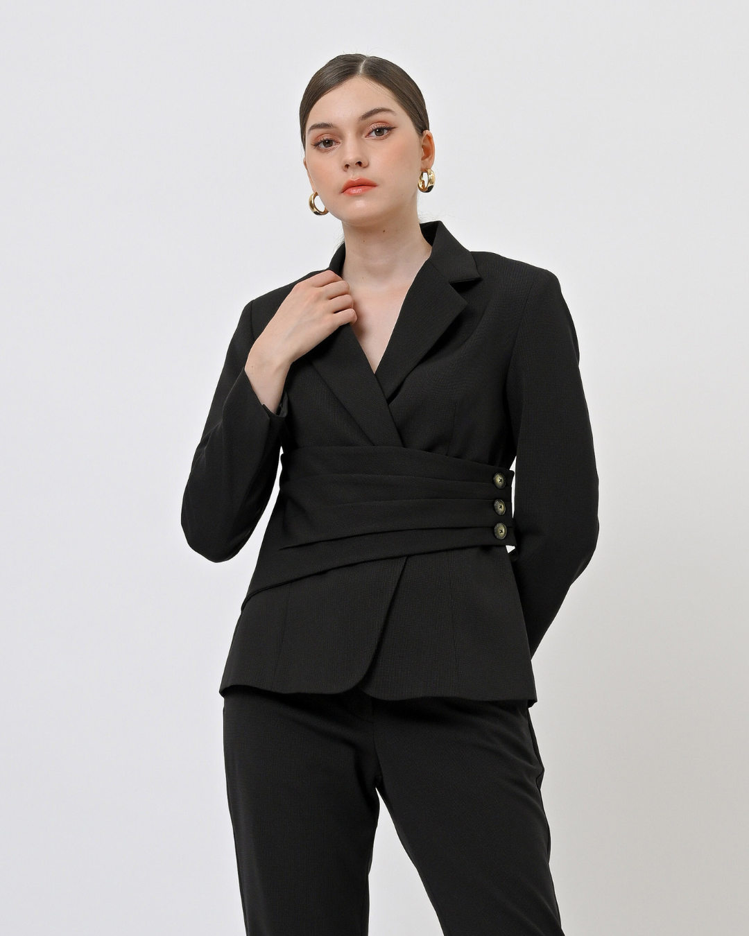 Zora Wrapped Waist Blazer