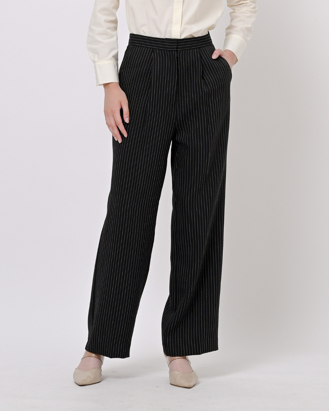 Heriette Stripe Trouser | Celana Wanita - Everlasting