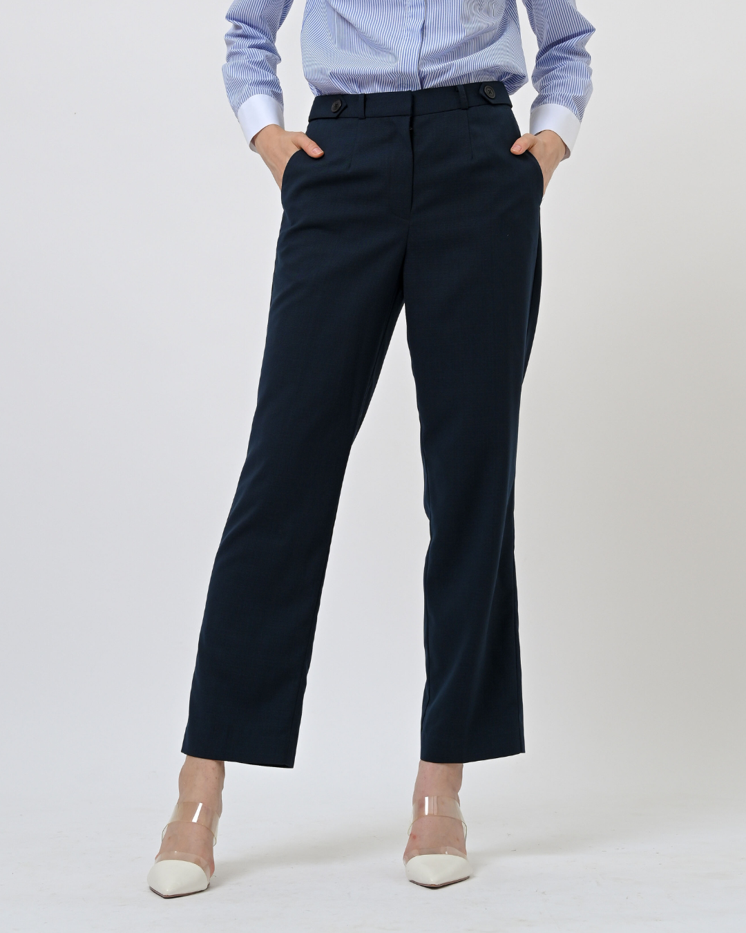 Zofia Half Belt Trouser