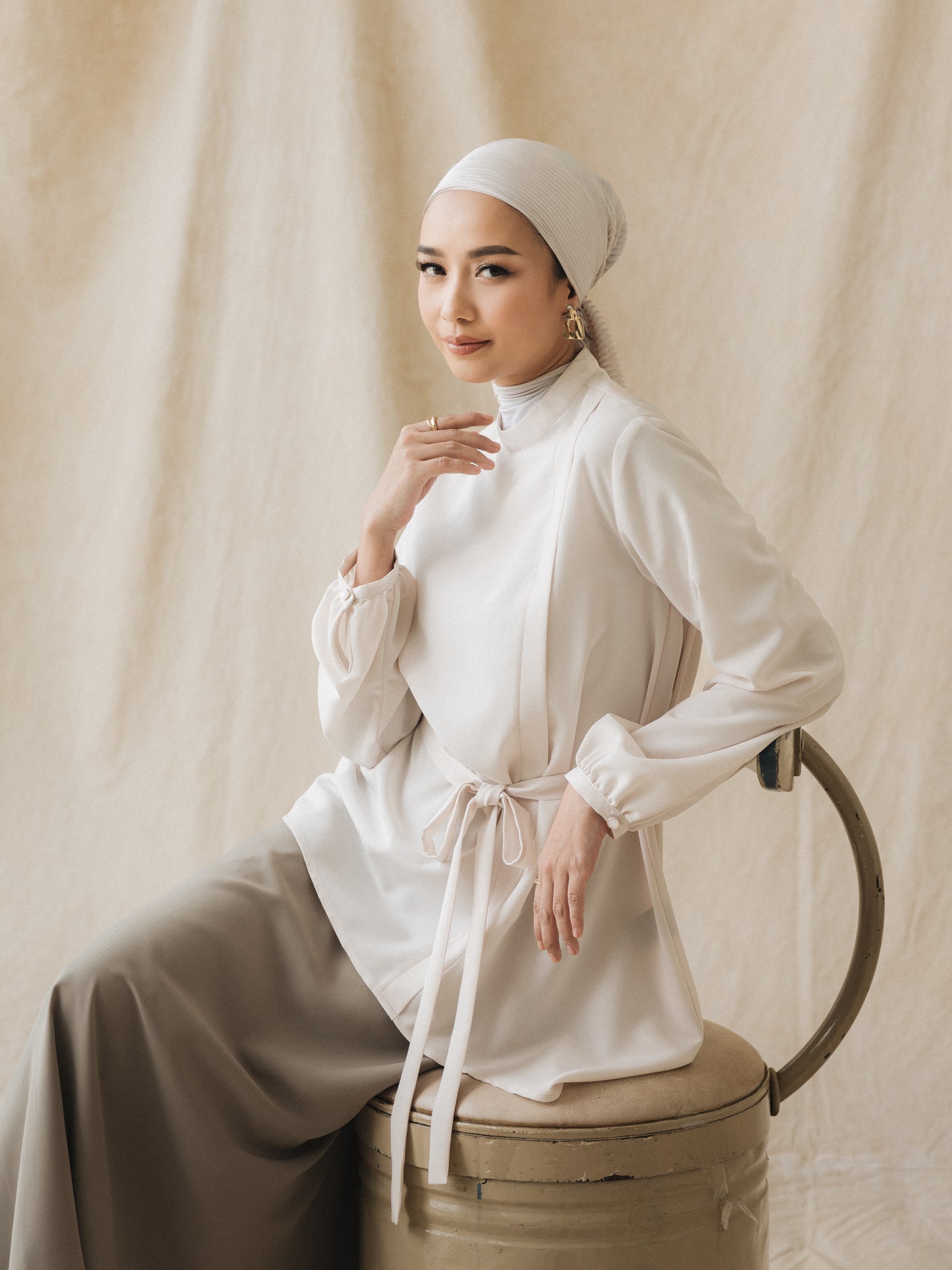 Divya Asymmetric Blouse