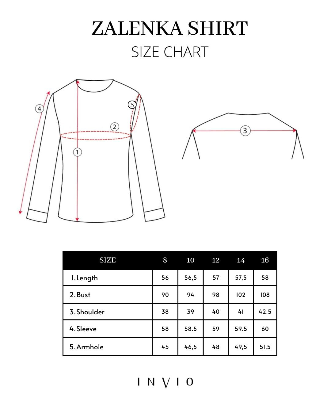 INVIO Zalenka Pinstripe Loop Shirt | Kemeja Blouse Wanita - Atelier Collection