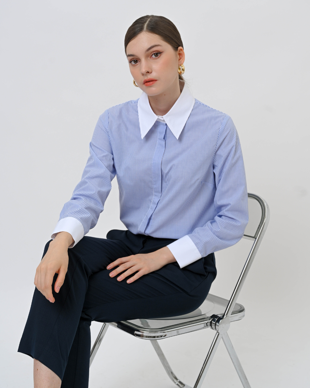 Dawson Striped Blue Shirt