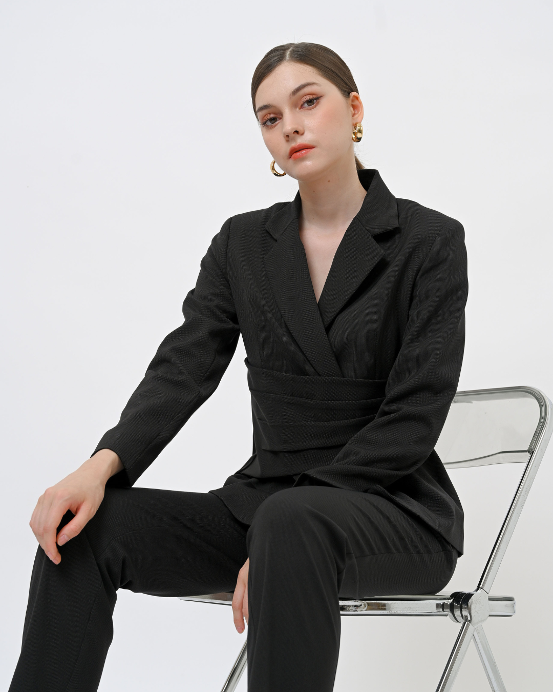 Zora Wrapped Waist Blazer