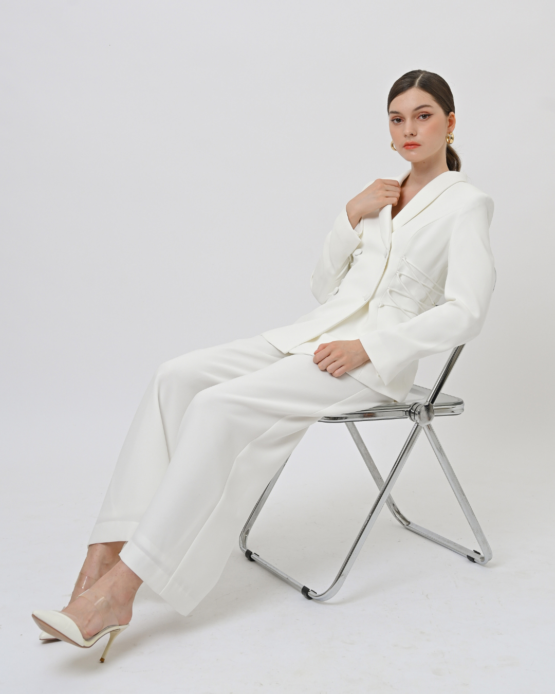 Zola Lace Up Blazer