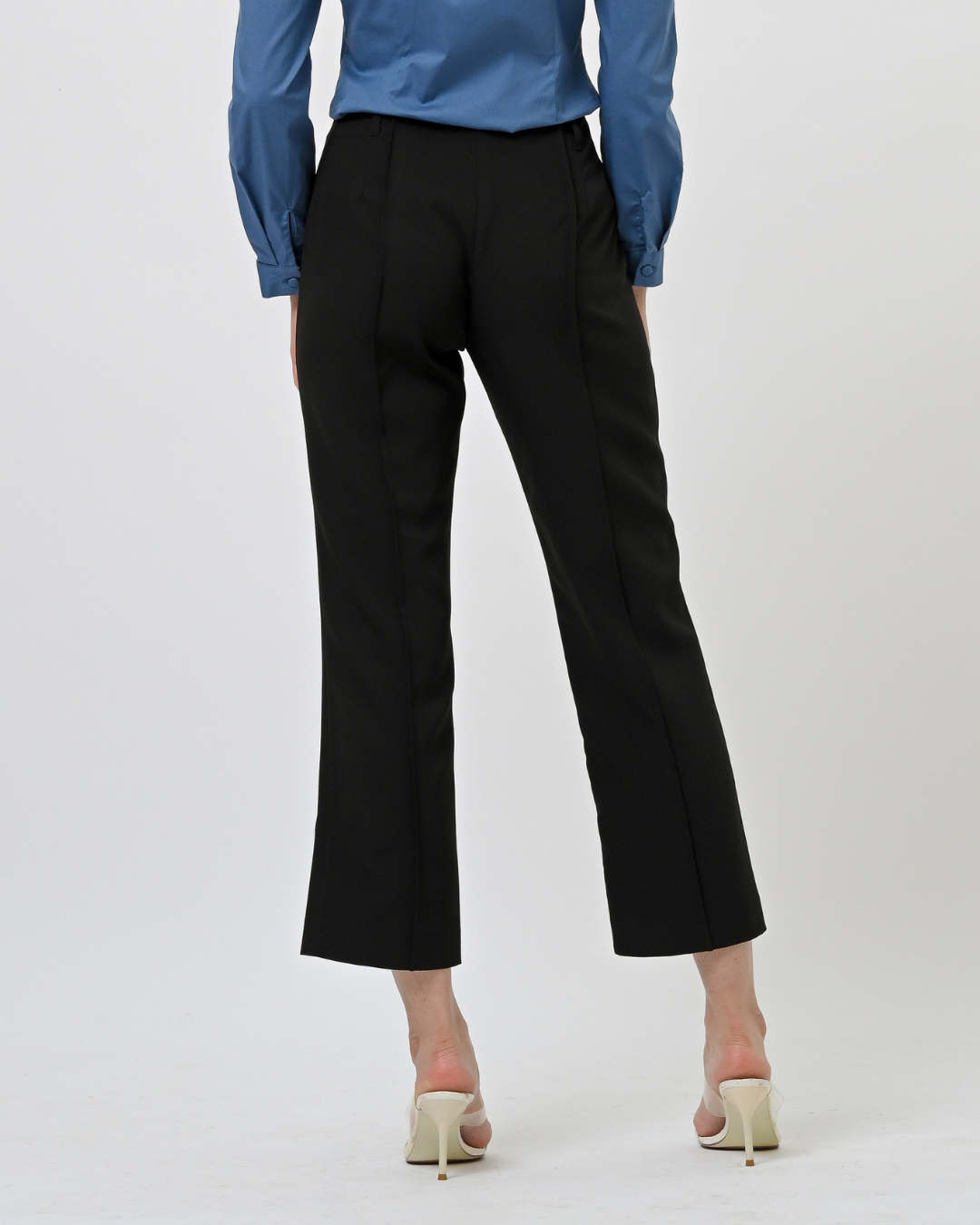 Zelda Pintuck Trouser Black