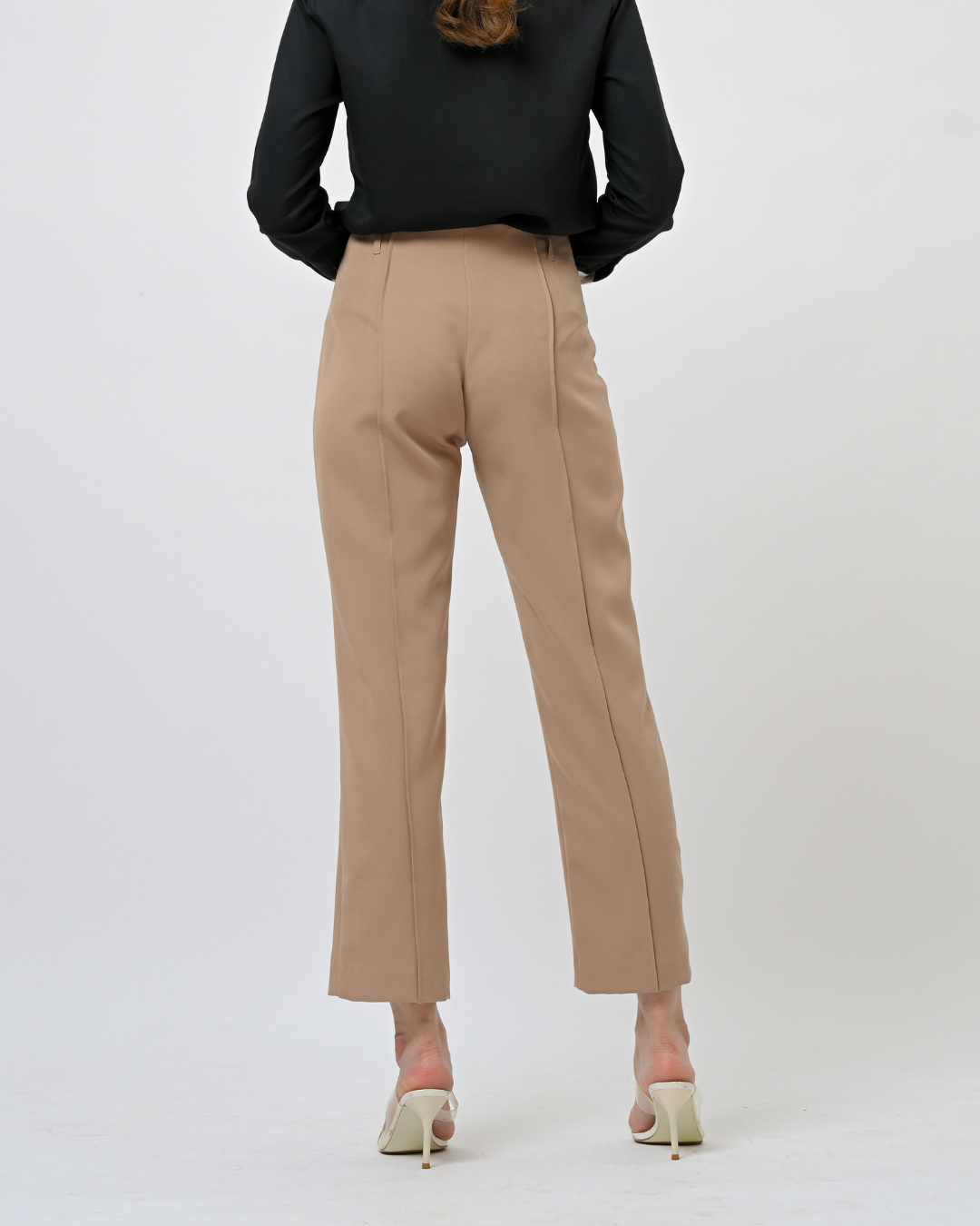 Zelda Pintuck Trouser Beige