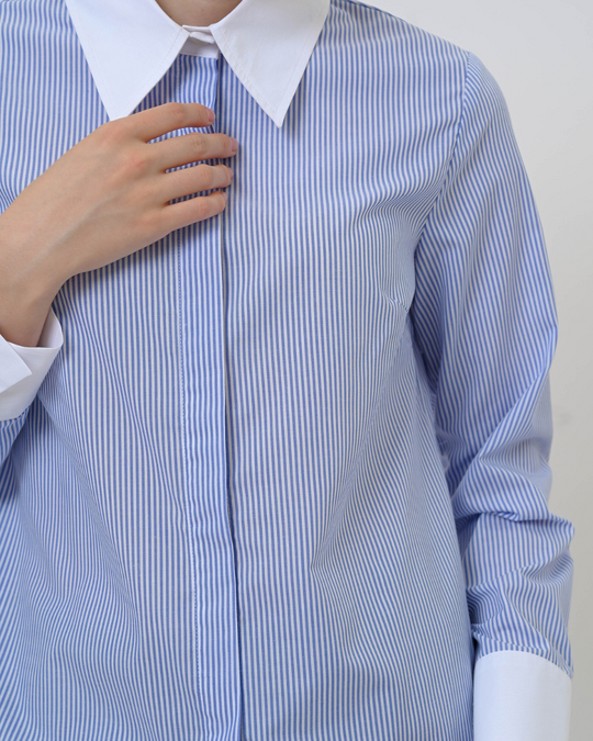 Dawson Striped Blue Shirt