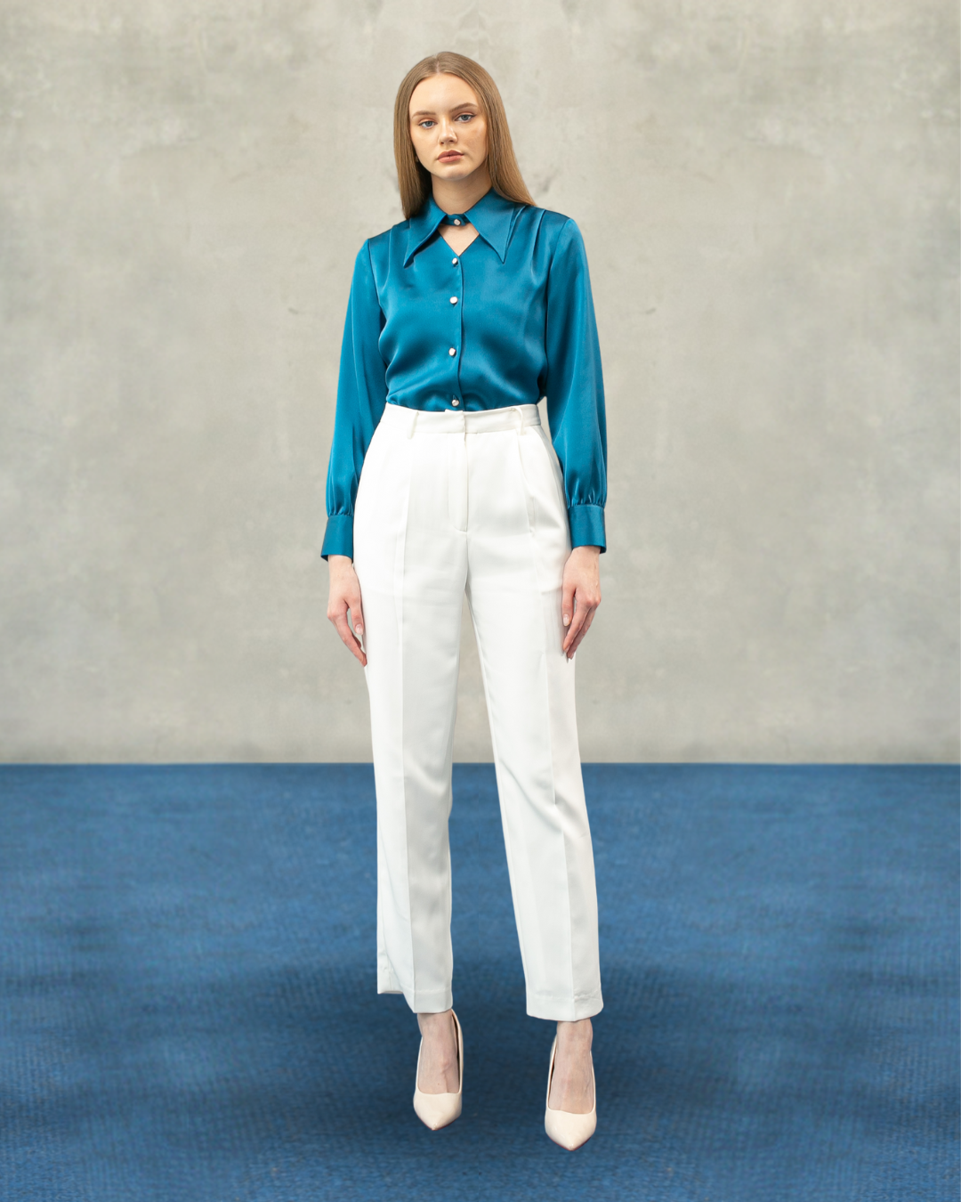 Georgina Spread Collar Shirt