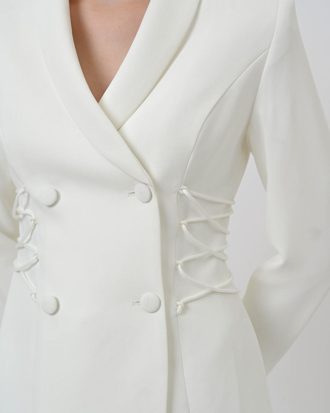 Zola Lace Up Blazer