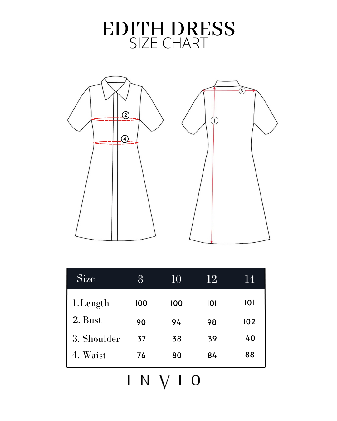 Edith Monochromatic Dress