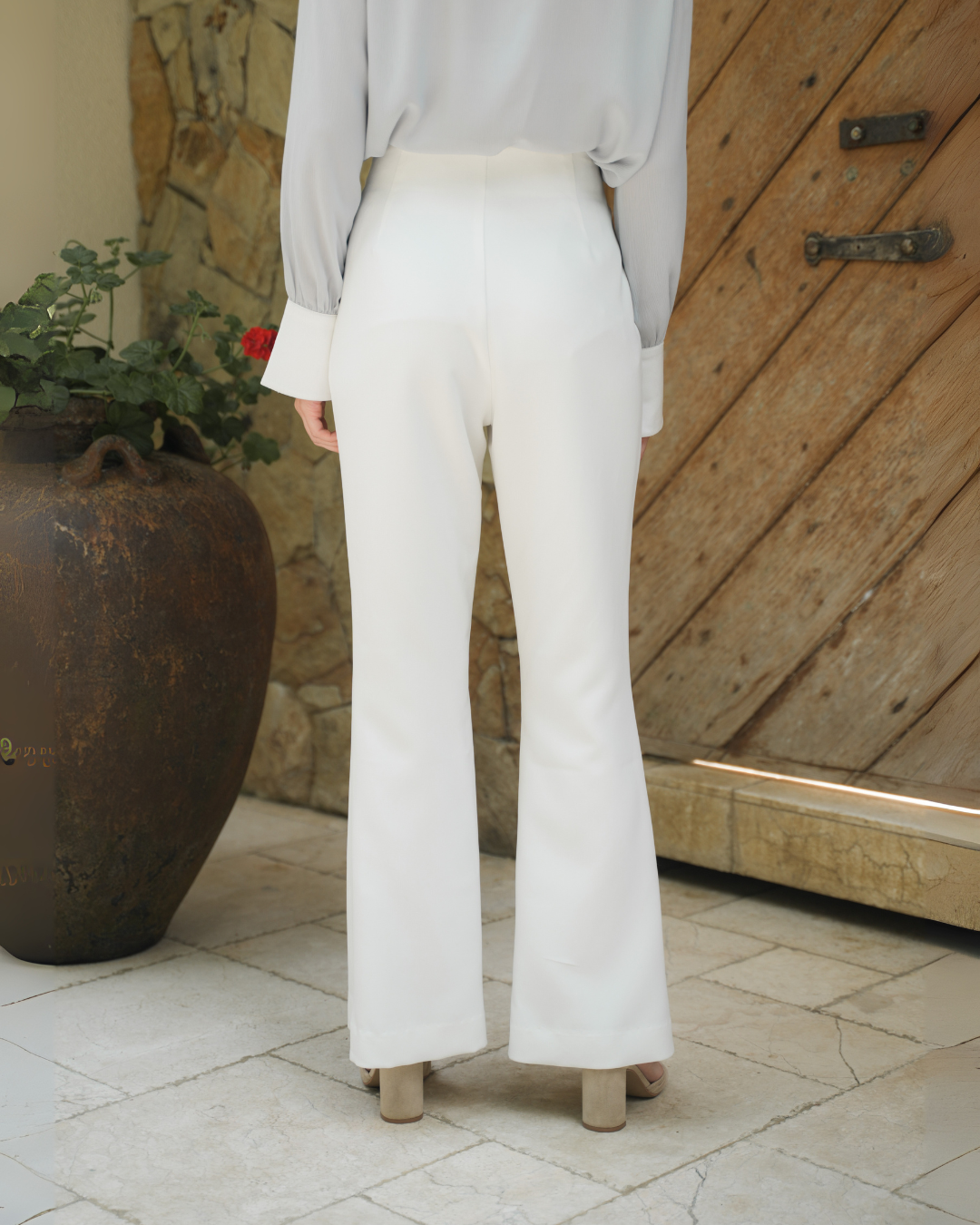INVIO Pearce Tailored Bootcut Trousers | Celana Wanita - Costa
