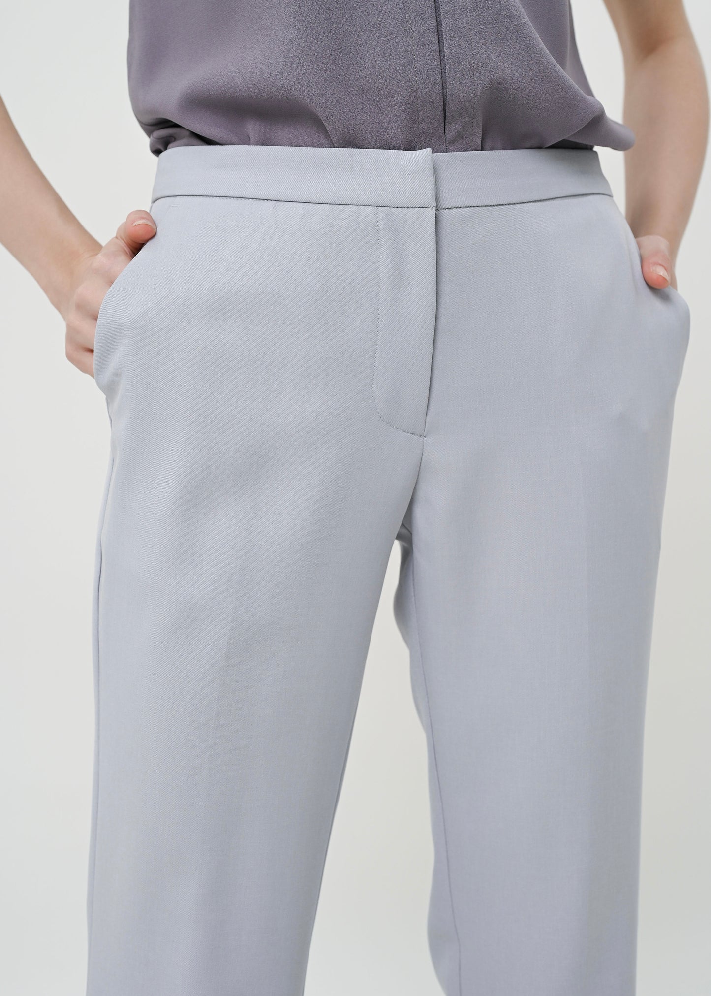 Paige Trouser Light Grey