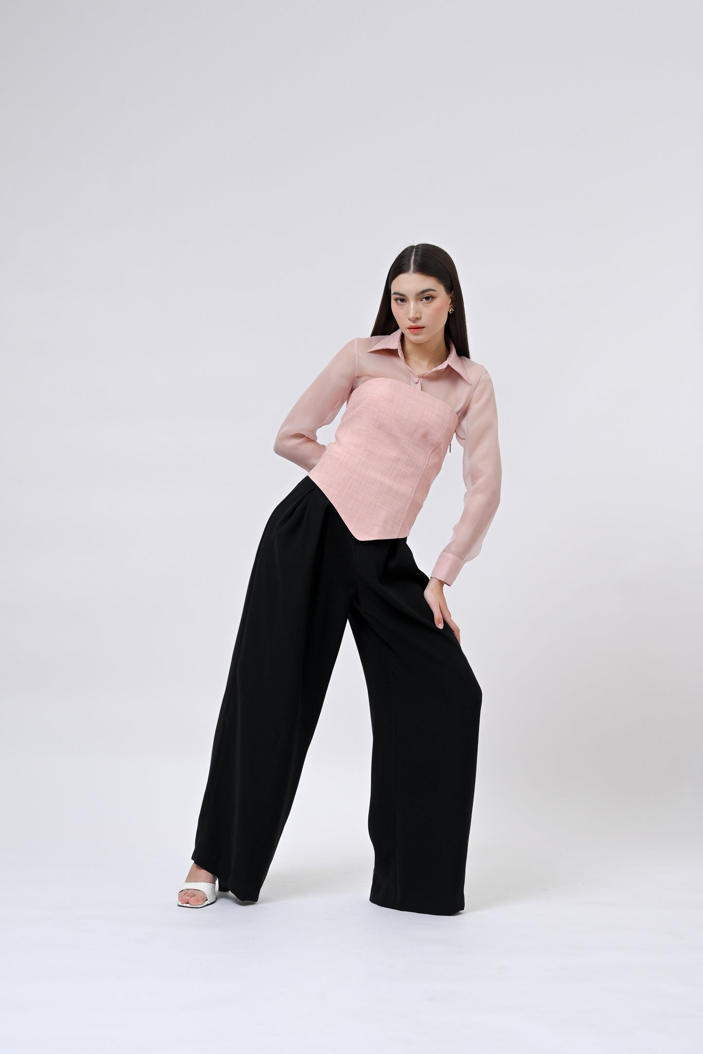 INVIO x Anissa Aziza Emily Two-Piece Blouse Set | Atasan Wanita