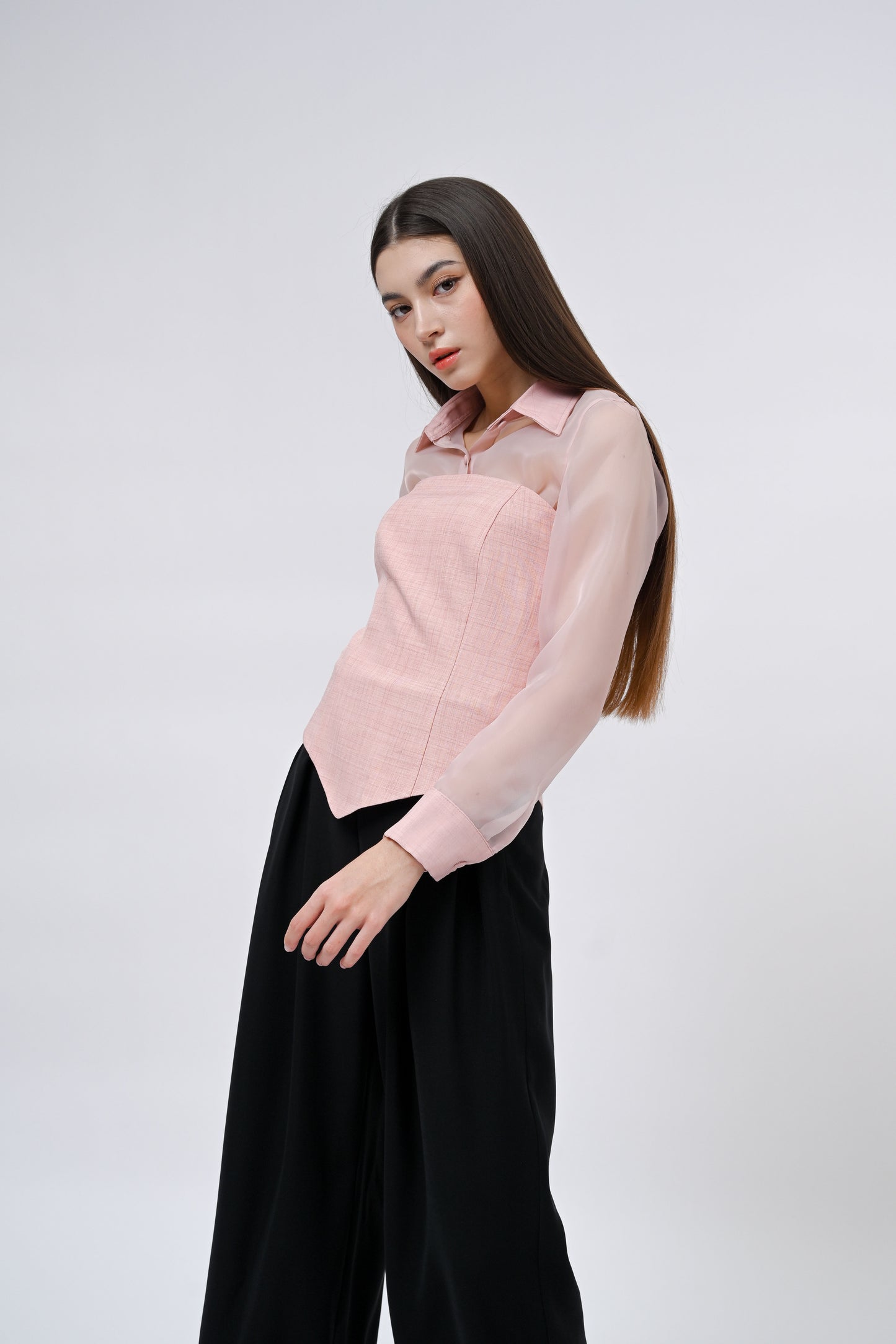 INVIO x Anissa Aziza Emily Two-Piece Blouse Set | Atasan Wanita