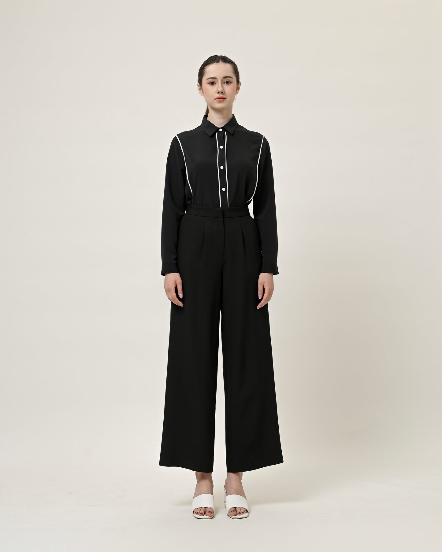 Ruby Culotte Trouser Black
