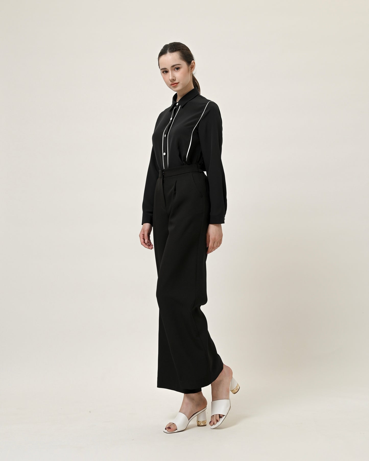 Ruby Culotte Trouser Black